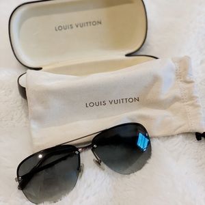 Louis Vuitton Damier Socoa Aviator Sunglasses